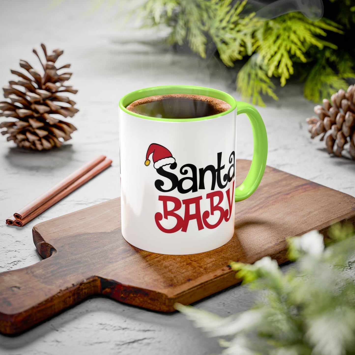 Santa Baby Colorful Mug - Perfect Holiday Gift for Coffee Lovers