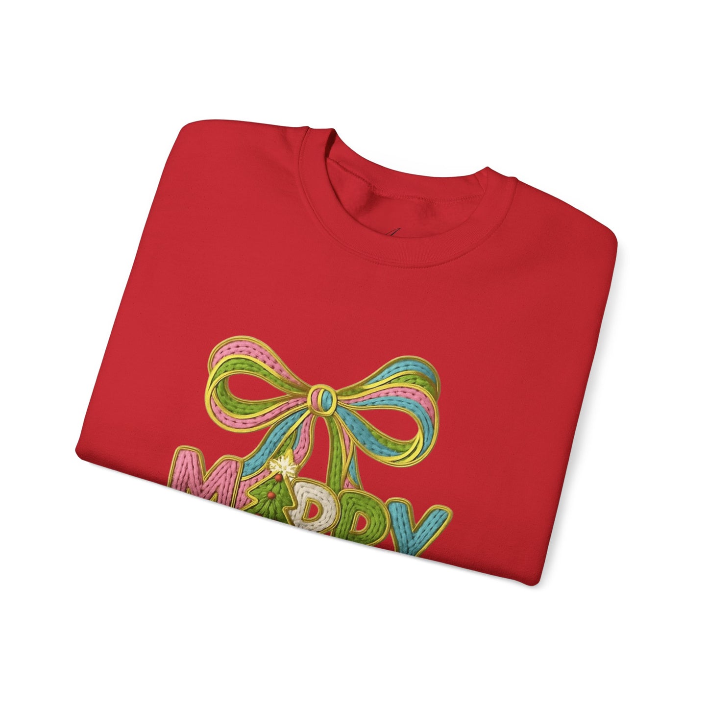 Festive Holiday Designs and Quotes Candy Christmas Tree Sweatshirt — Holiday Candyland Crewneck