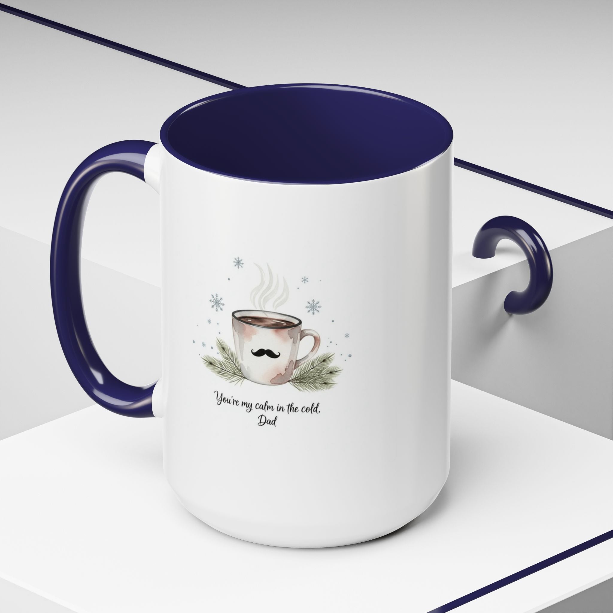 Holiday Coffee Cups with Festive Quotes & Designs Personalized Dad Coffee Mug You're my reason in the world