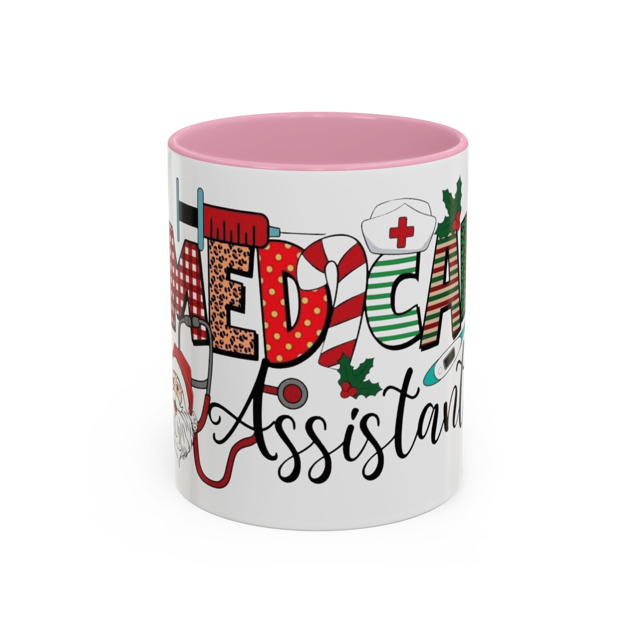 Medical Assistant Christmas Mug — Festive Colorful 11oz/15oz Coffee Cup Medical Christmas Mug