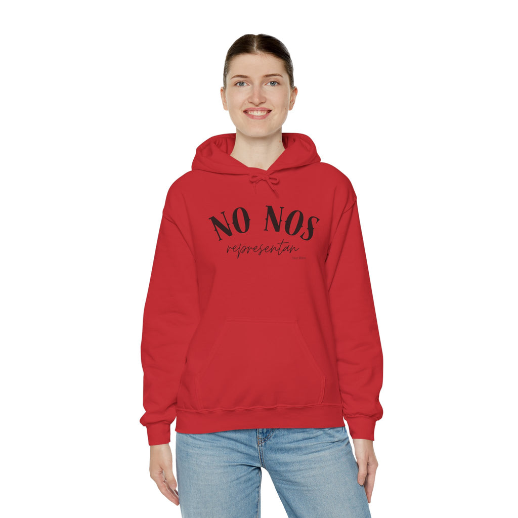 Puerto Rican Pride Hoodie  “No Nos representan” Front & Puñeta Flag Back