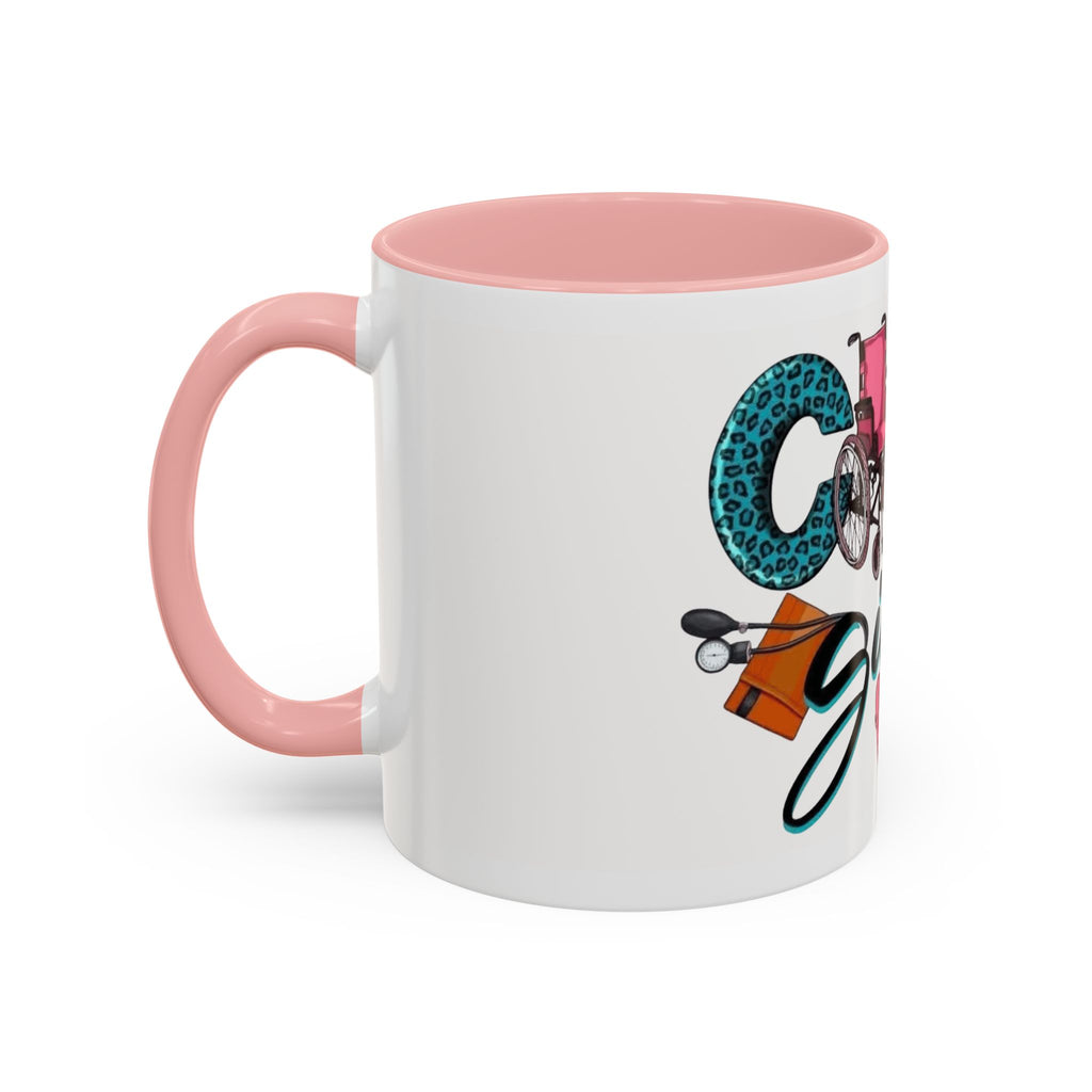 Nurse Given Accent Coffee Mug — Caregiver & Medical Equipment Design Christmas mug for all healthcare heroes
