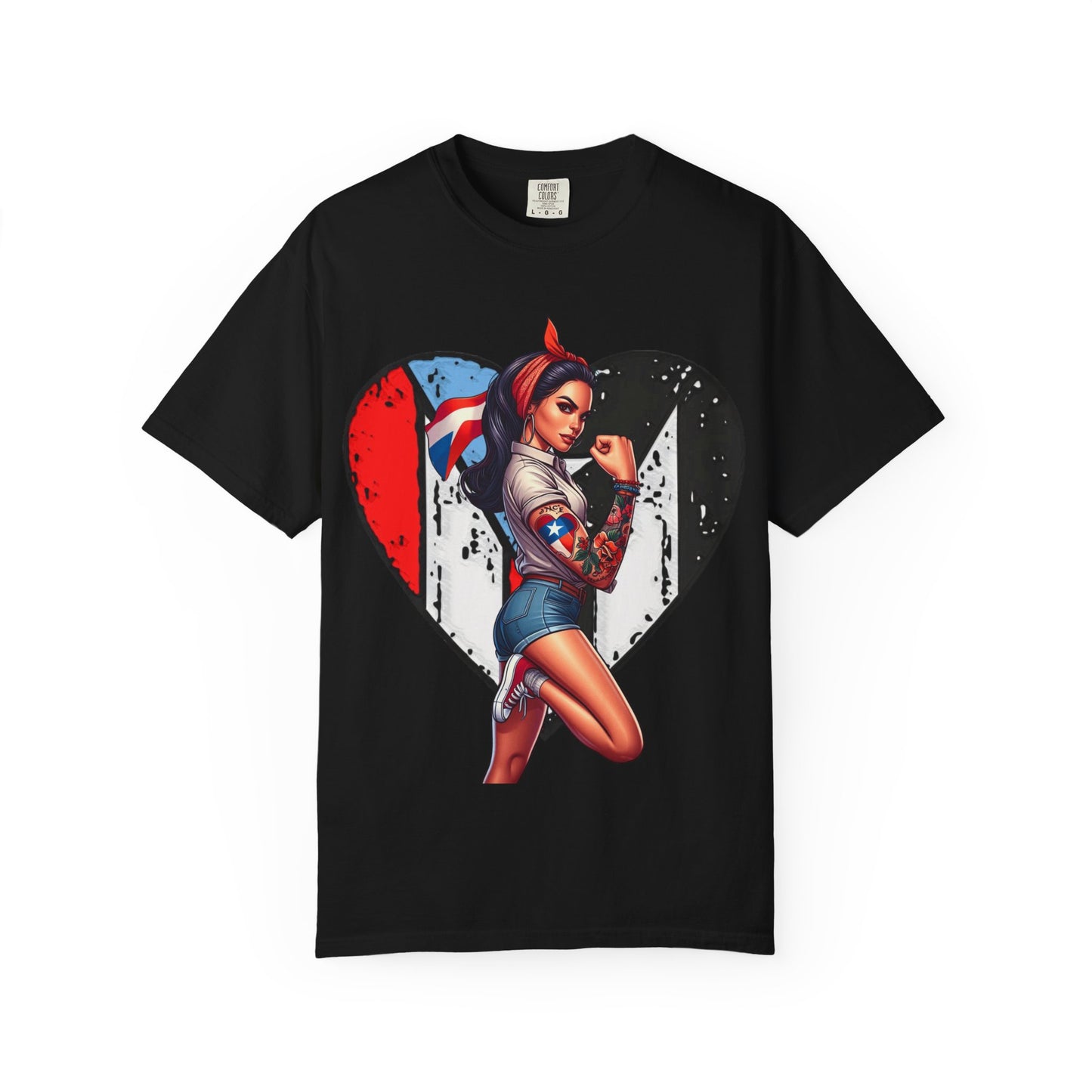 Puerto Rico Mi Amor Journal of Heritage & Heart Unisex Garment-Dyed T-shirt