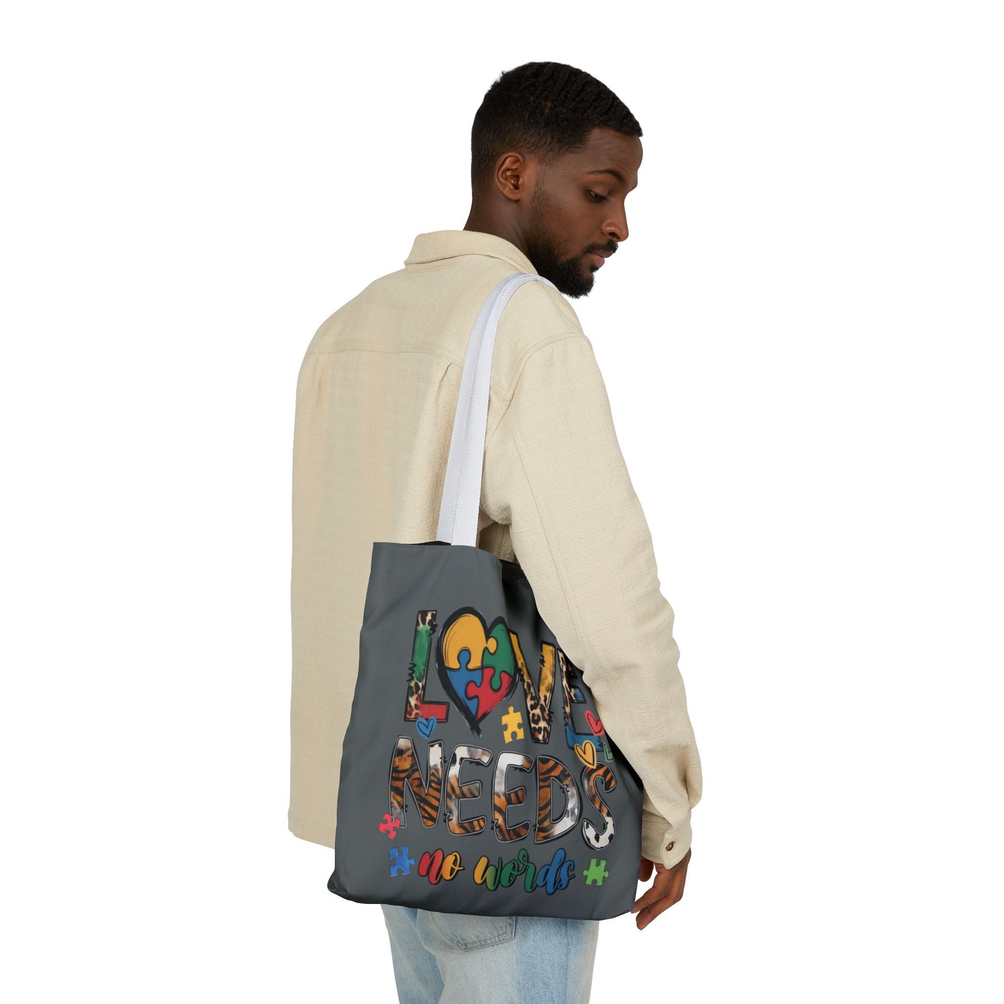 Colorful Love Needs Tote Bag