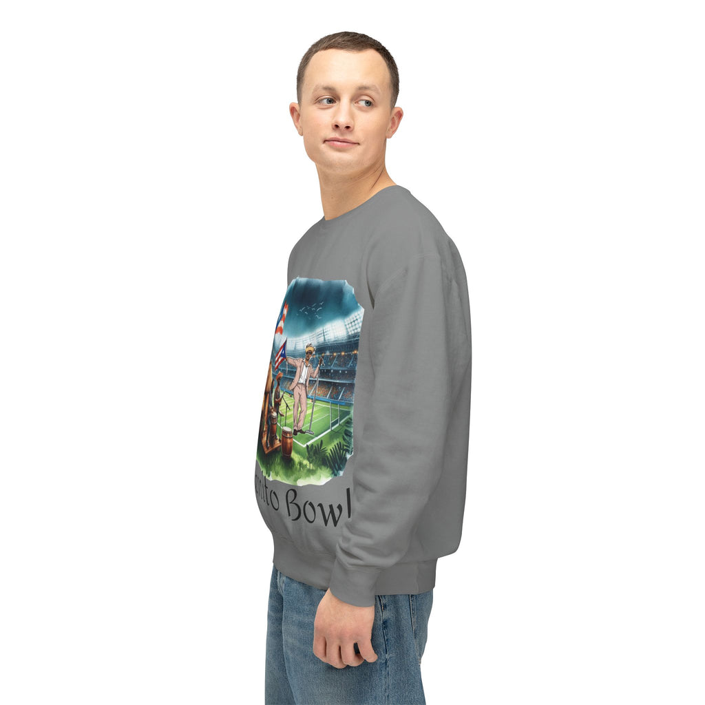 Benito Bowl Sweatshirt  Puerto Rican Tailgate SuperBowl Crewneck