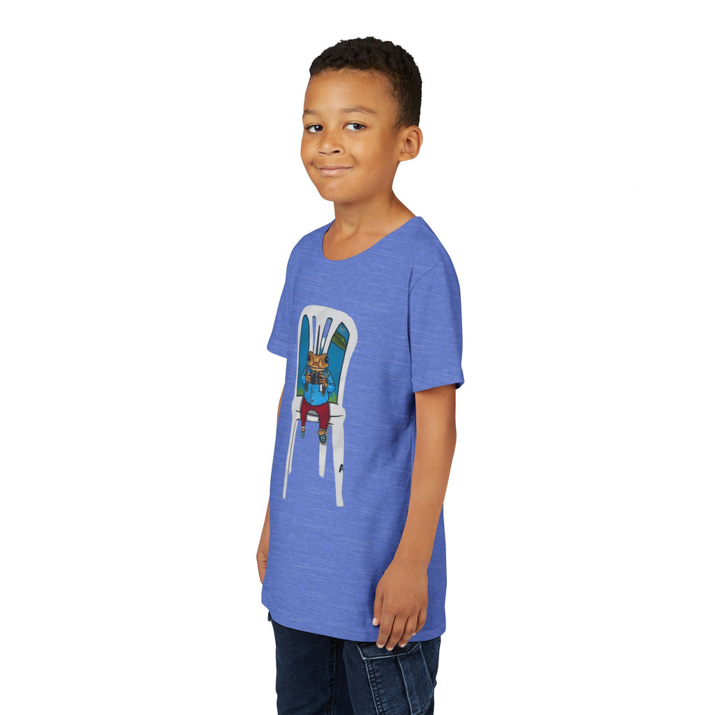 Kids Concho on a High Chair T-Shirt Cute Baby Rabbit Feeding Tee kids PUERTO RICO CHRISTMAS T-SHIRT
