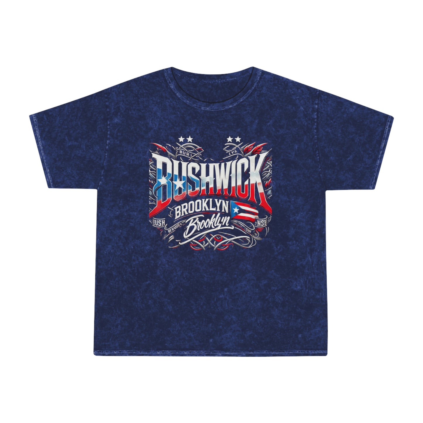 🇵🇷 Bold, Boricua, and Born to Represent Brooklyn Bushwick Vintage Tee | Unisex Mineral Wash T-Shirt, Streetwear, Graphic Tee, Urban Fashion, Casual Wear