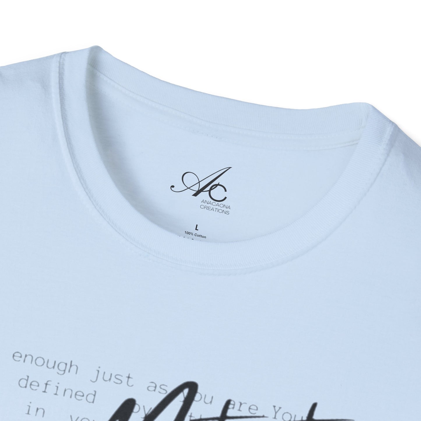 Note to Self T‑Shirt  Minimal Script Inspirational Tee