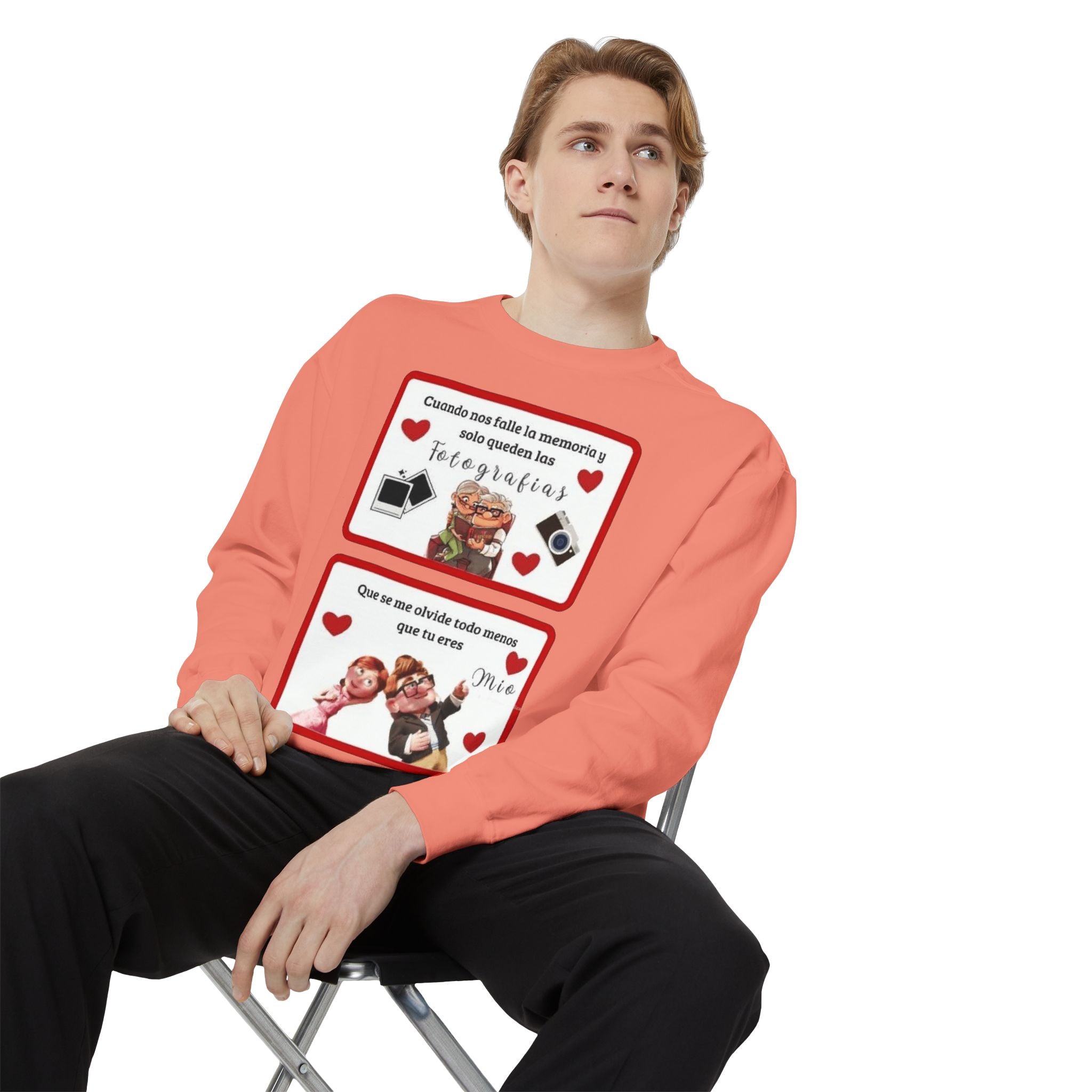 Valentine's Day Photo Collage  Romantico SAN VALENTÍN sweatshirt