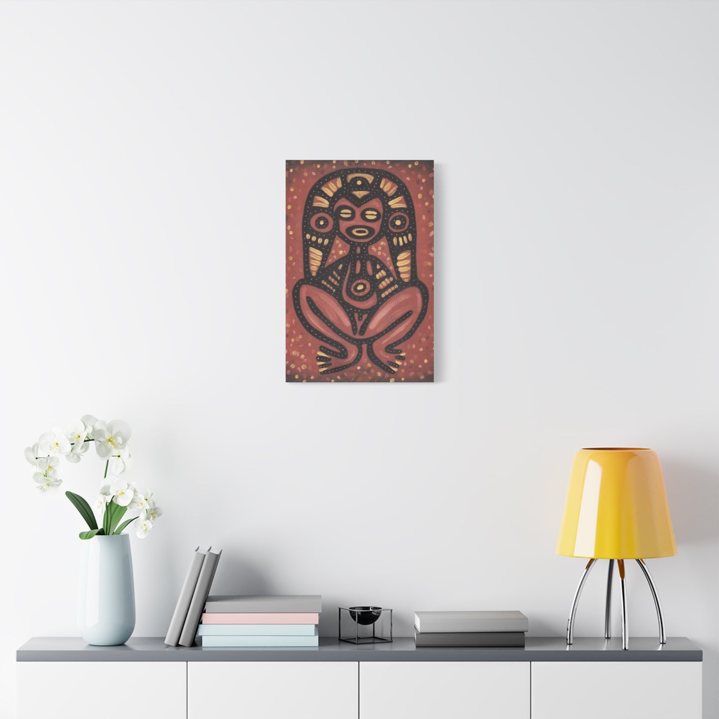 PUERTO RICO Culture Indians Inspired Print, Modern Tribal Artwork
