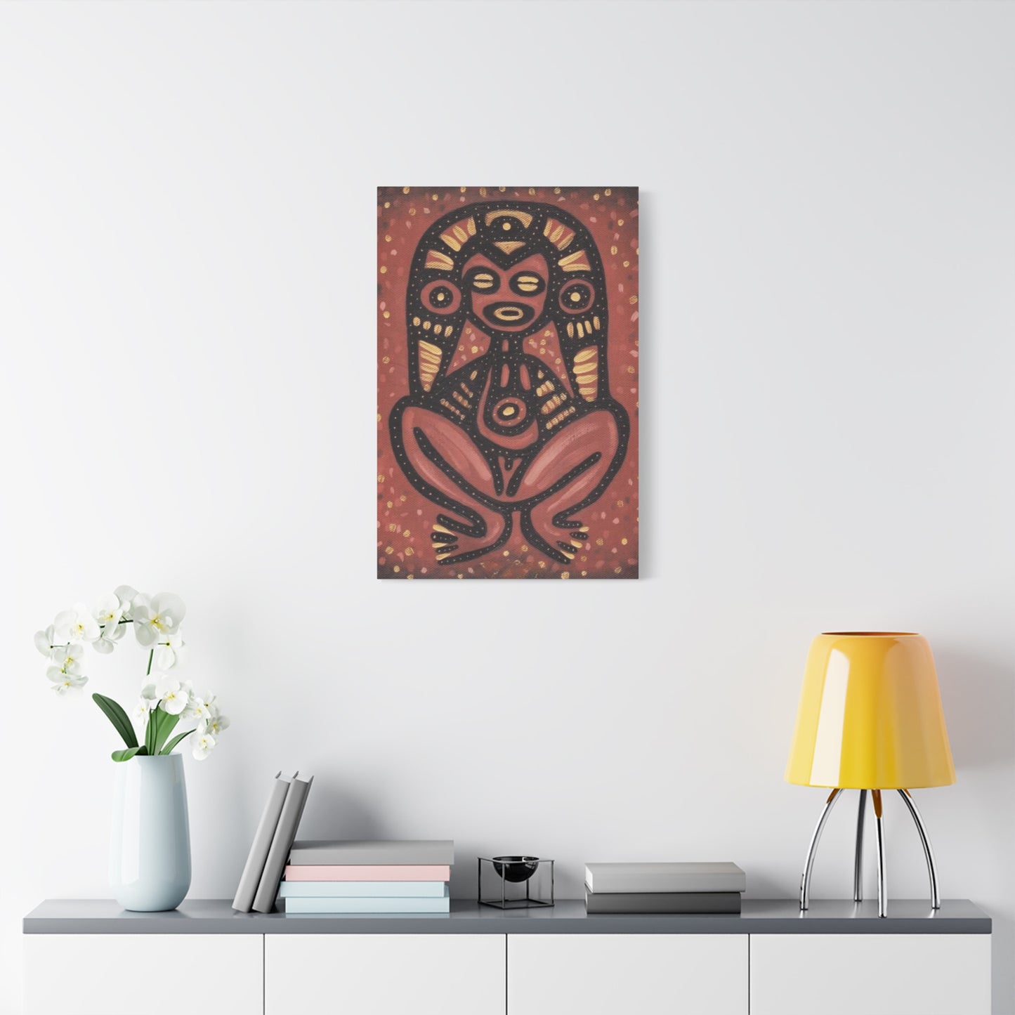 PUERTO RICO Culture Indians Inspired Print, Modern Tribal Artwork