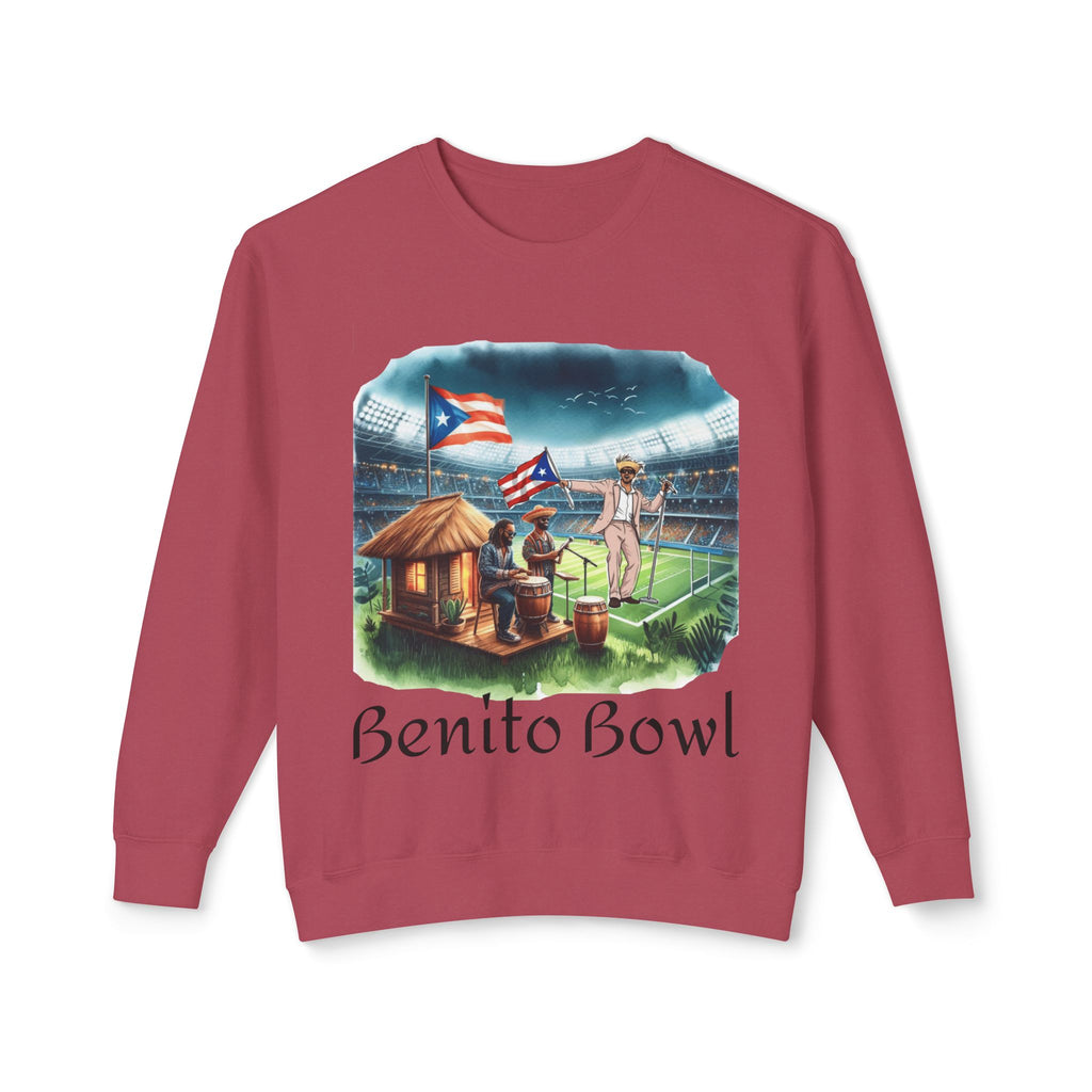 Benito Bowl Sweatshirt  Puerto Rican Tailgate SuperBowl Crewneck