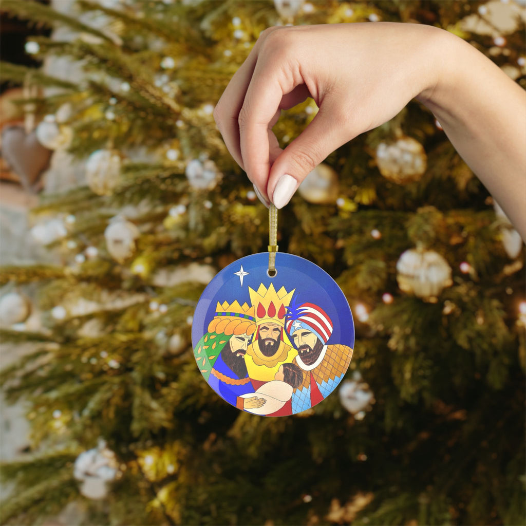 Tres Reyes Magos ornament Glass Ornaments Puerto Rico ornament