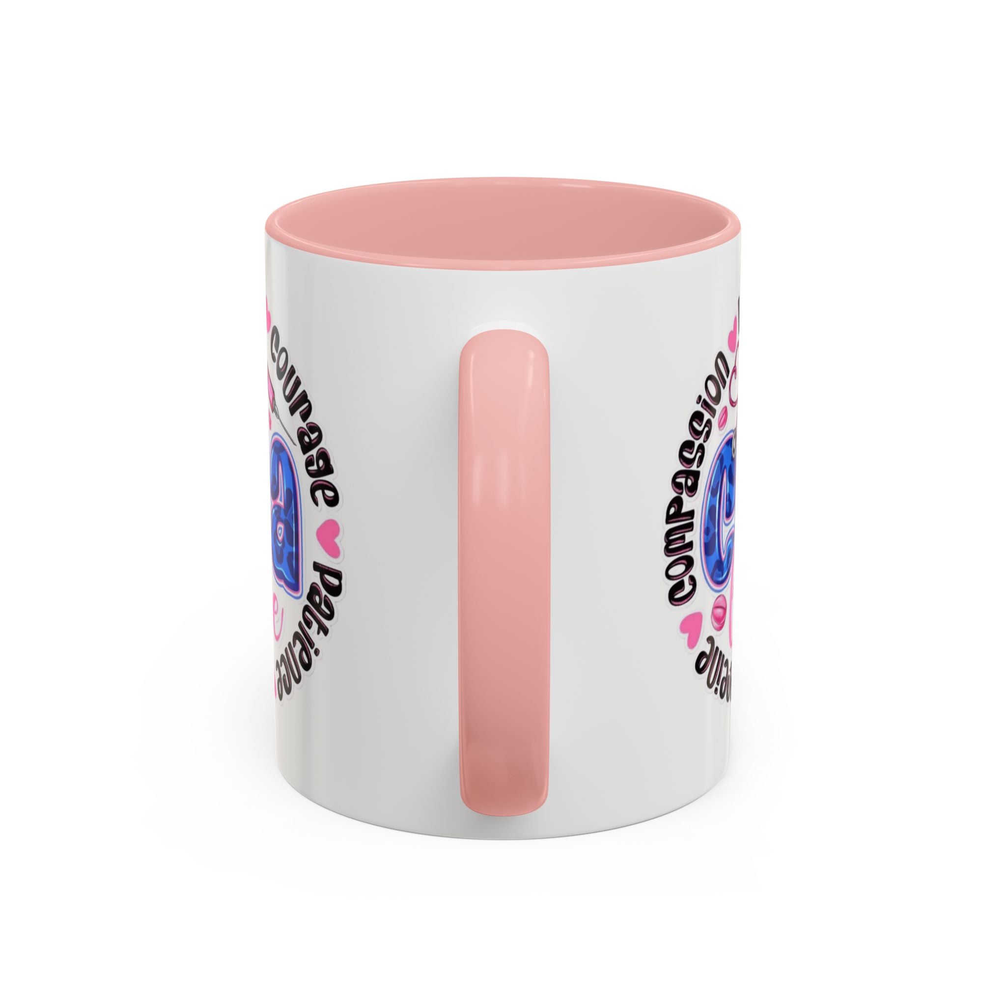 CNA Life Coffee Mug — Compassion, Courage & Patience Accent Mug (11/15oz) Medical Christmas Mug
