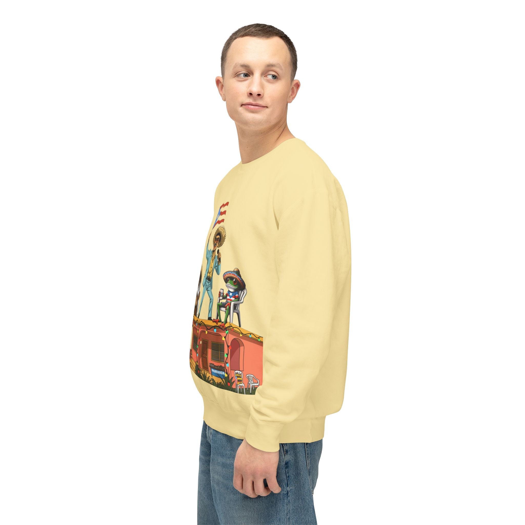 Puerto Rican Benito Parade Sweatshirt  Boricua De Pura Cepa Crewneck Puerto Rico Navidades