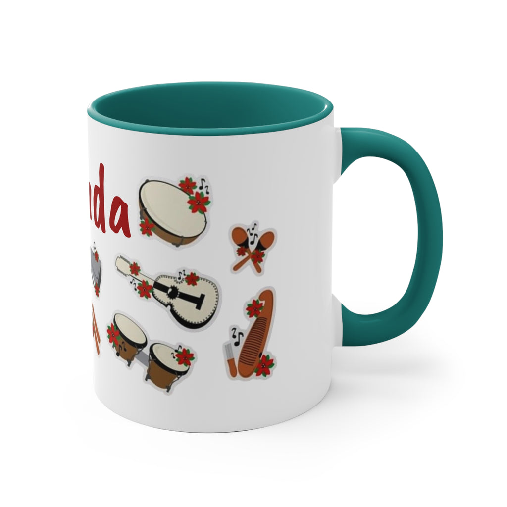 Puerto Rico  Festive Parranda Accent Mug - Perfect for Holiday Cheer