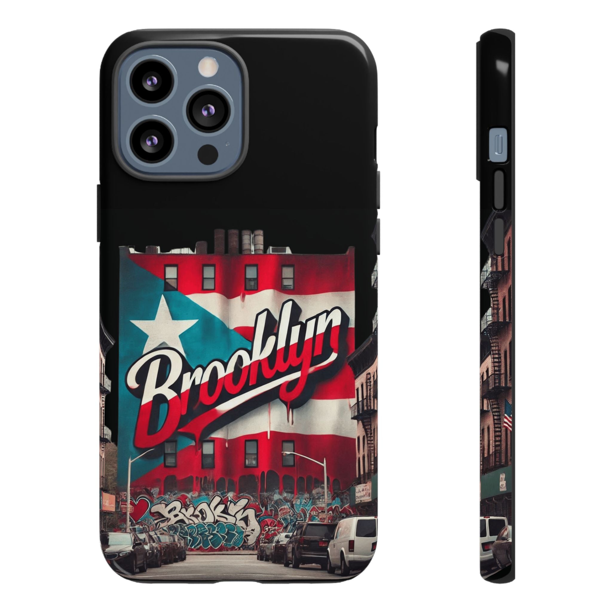 Brooklyn Street Art Phone Case  Urban Graffiti Protective Cover