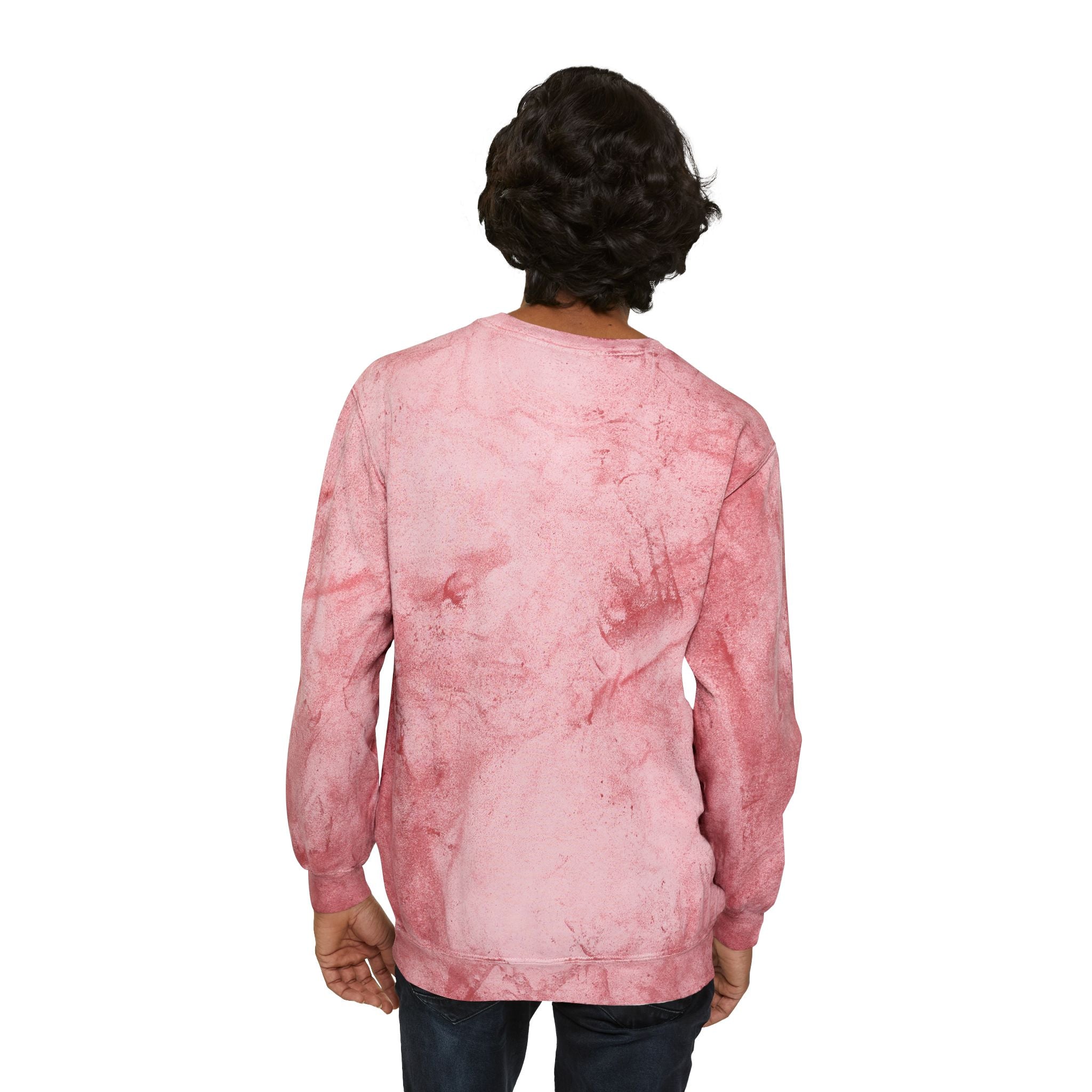 Autism Awareness & Pride Collection Mama Color Blast Crewneck Sweatshirt - Unisex Tie-Dye Style