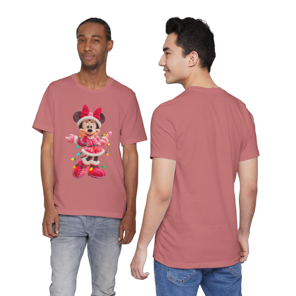 Minnie Mouse Holiday Lights T-Shirt Festive Holiday Designs