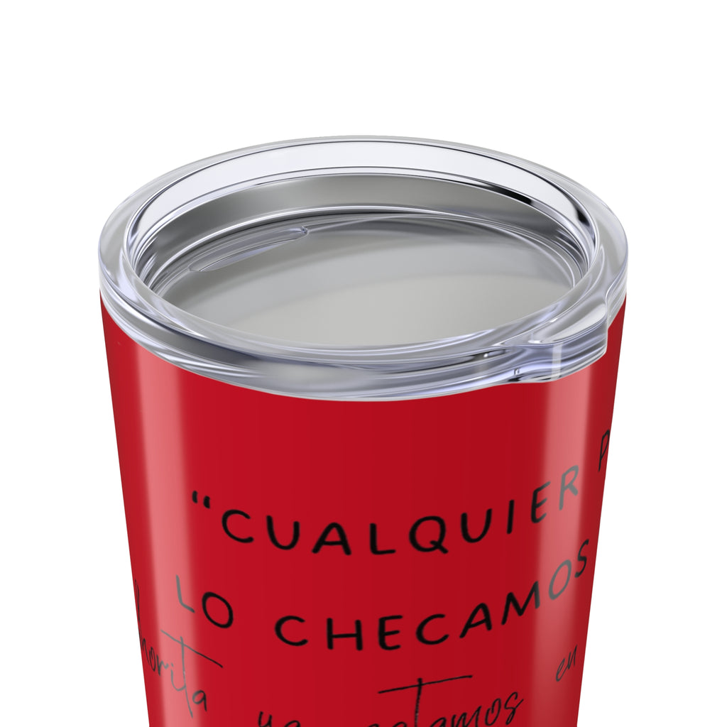 Bring a little Navidad warmth to everyday 20oz Spanish Christmas Tumbler  Holiday Spirit Message Travel Cup