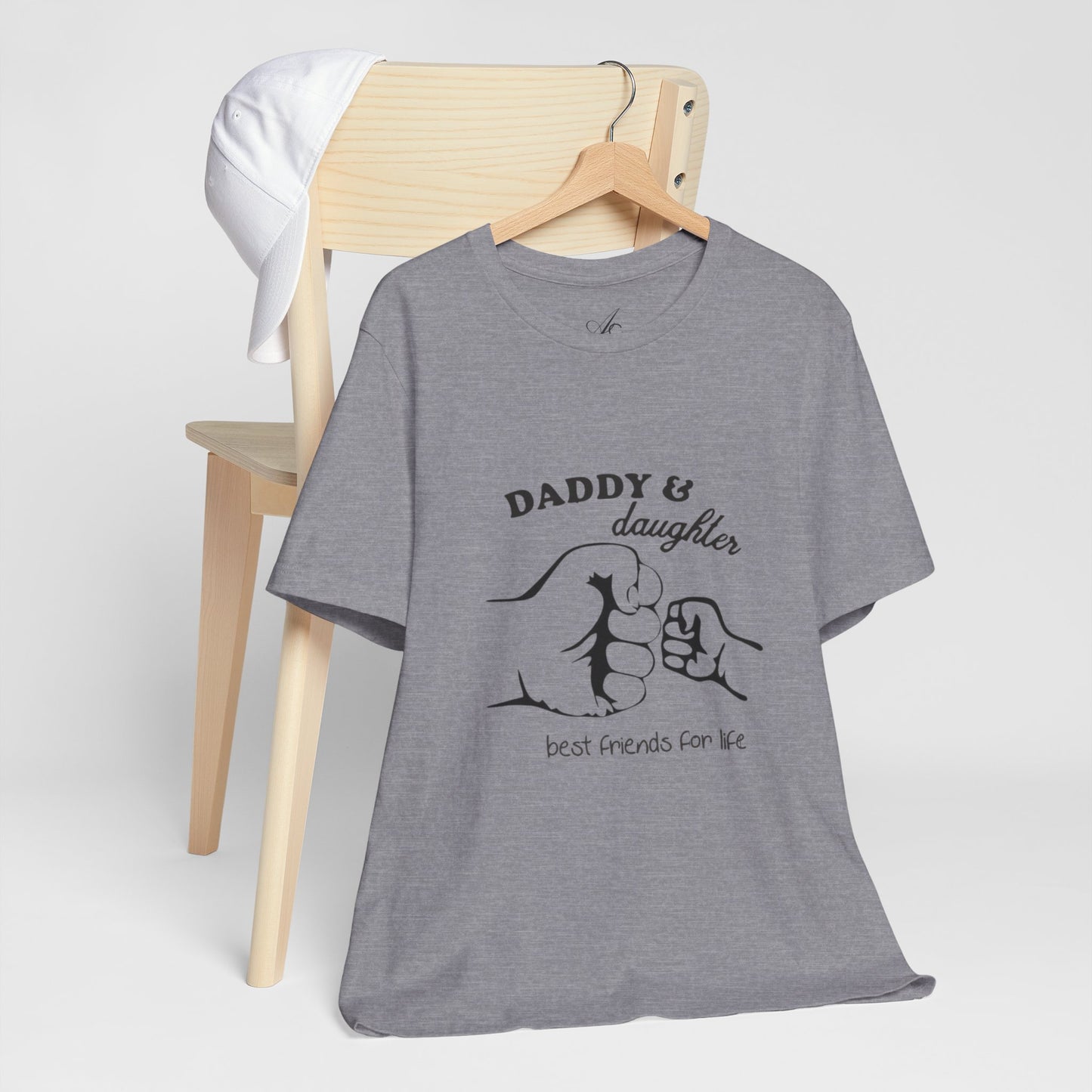 Daddy Daughter Best Friends Unisex Tee Fathers Day Gift, Family Matching Shirts, Kids & Dad Tee, Cute Parenting Apparel
