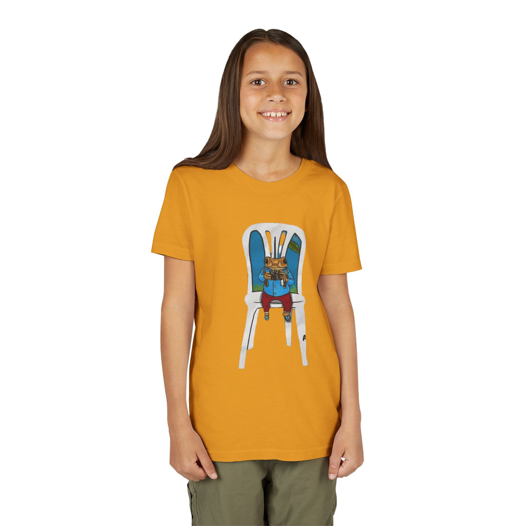 Kids Concho on a High Chair T-Shirt Cute Baby Rabbit Feeding Tee kids PUERTO RICO CHRISTMAS T-SHIRT