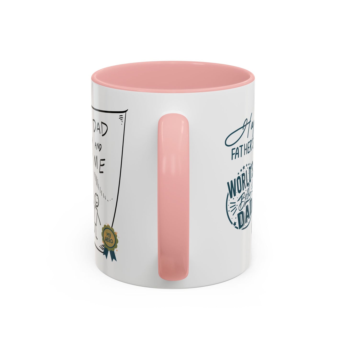 Best Dad Mug Masculine Design Mug Sentimental Fathers Gift Accent Coffee Mug (11, 15oz)