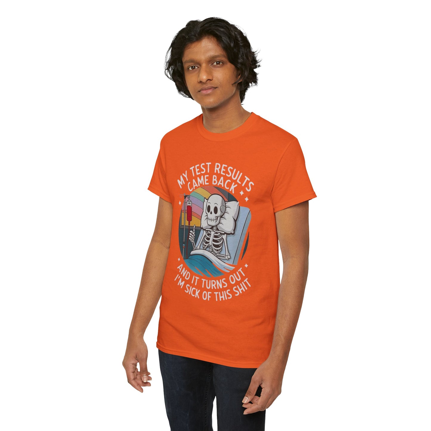 Halloween Sassy Skeleton Tee, Funny Graphic T-Shirt, Unisex Humor Shirt, Halloween Apparel, Gift for Friends