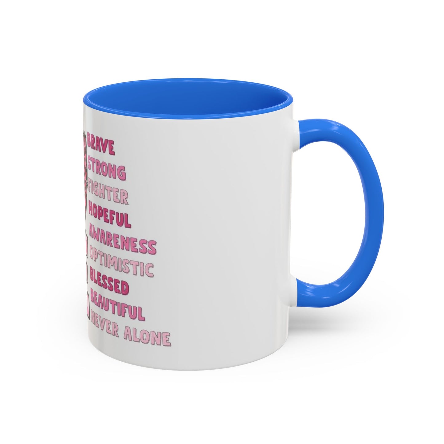 Cancer Hope Collection Empowering Inspirational Mug for Breast Cancer Awareness