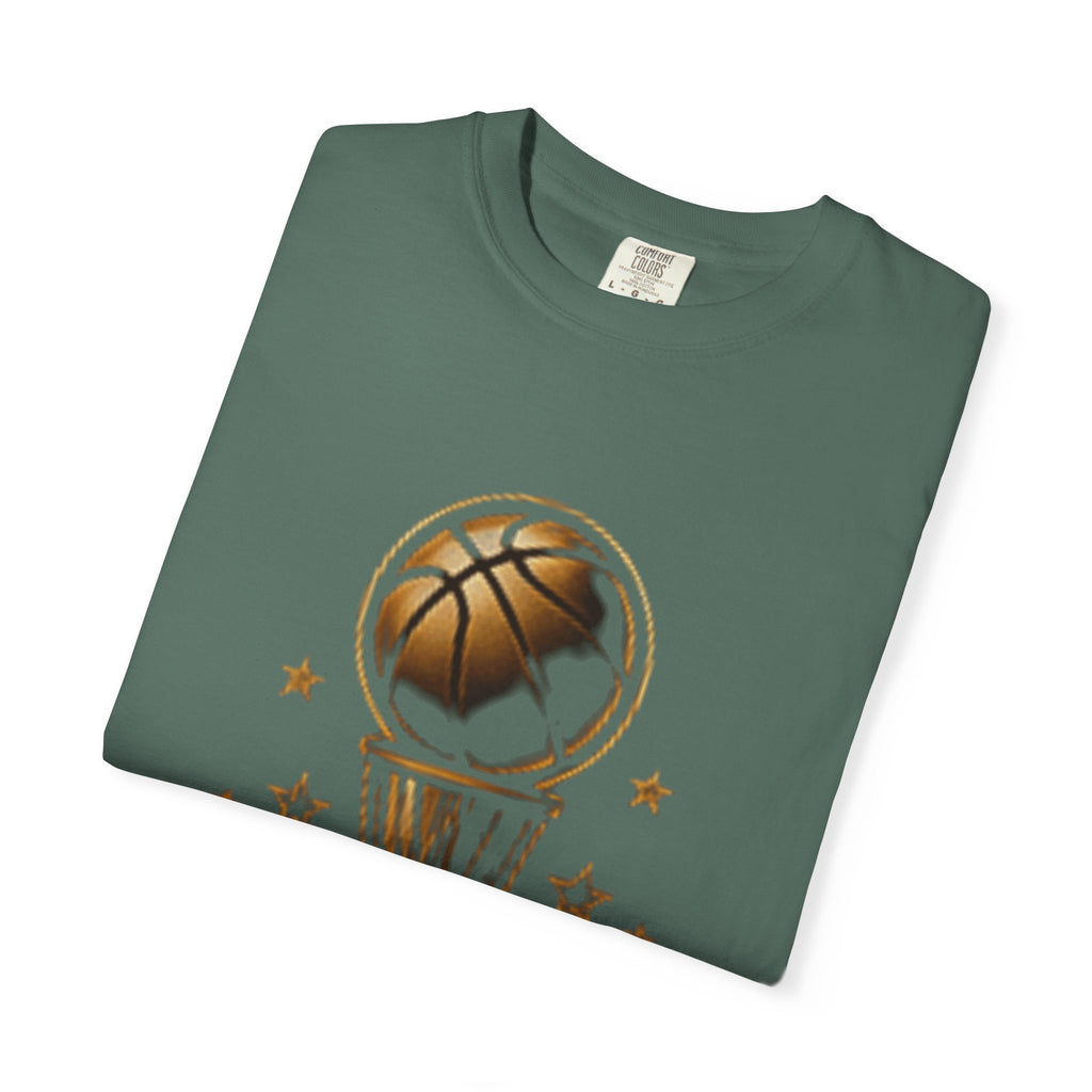 Basketball Dynasty T-Shirt — Vintage Gold Hoop Graphic