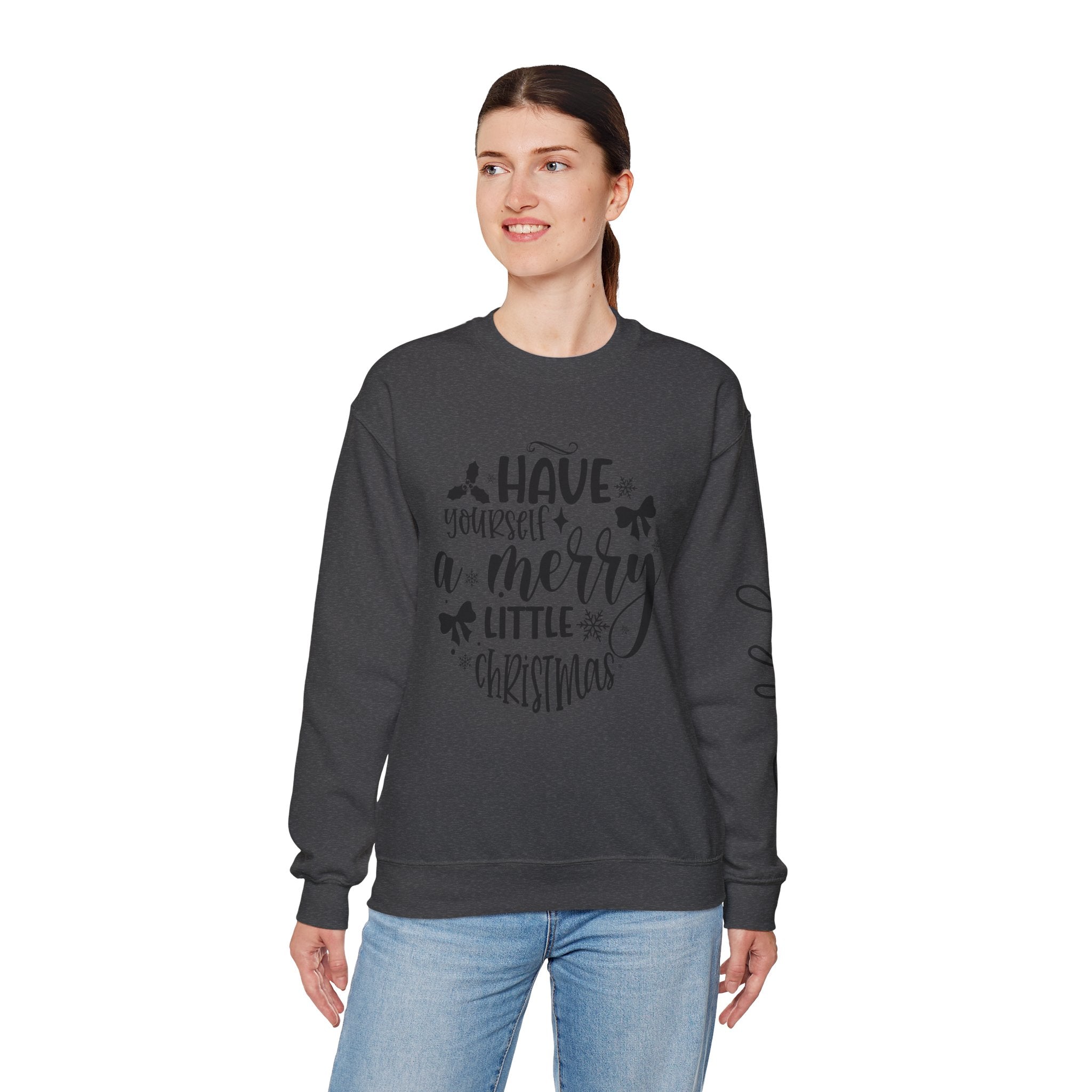Xmas Shirts & Sweaters | Funny, Cute & Classic Christmas Designs Merry Christmas Crewneck Sweatshirt - Cozy Unisex Holiday Apparel