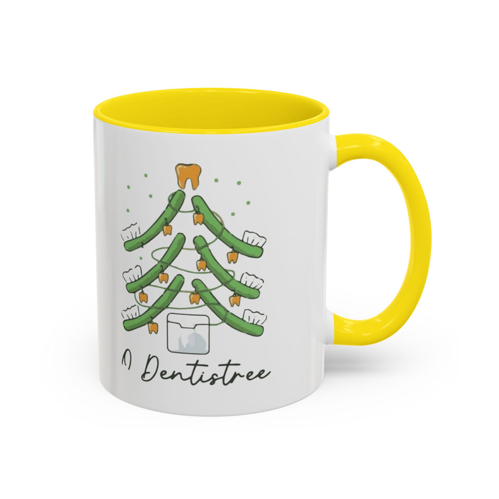 Dentist Christmas Mug - 'A Dentistree' Holiday Coffee Cup (11/15oz)