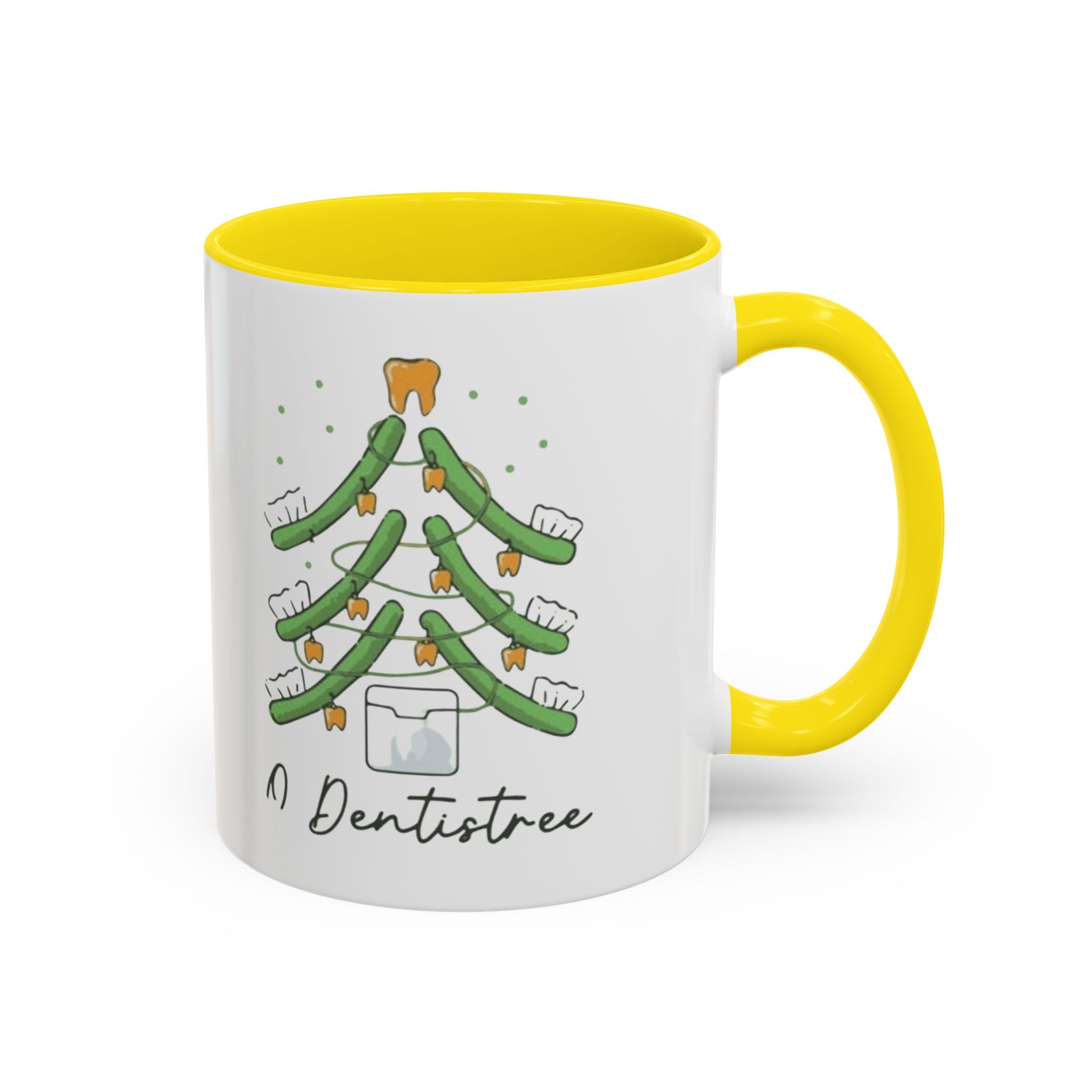 Dentist Christmas Mug - 'A Dentistree' Holiday Coffee Cup (11/15oz)