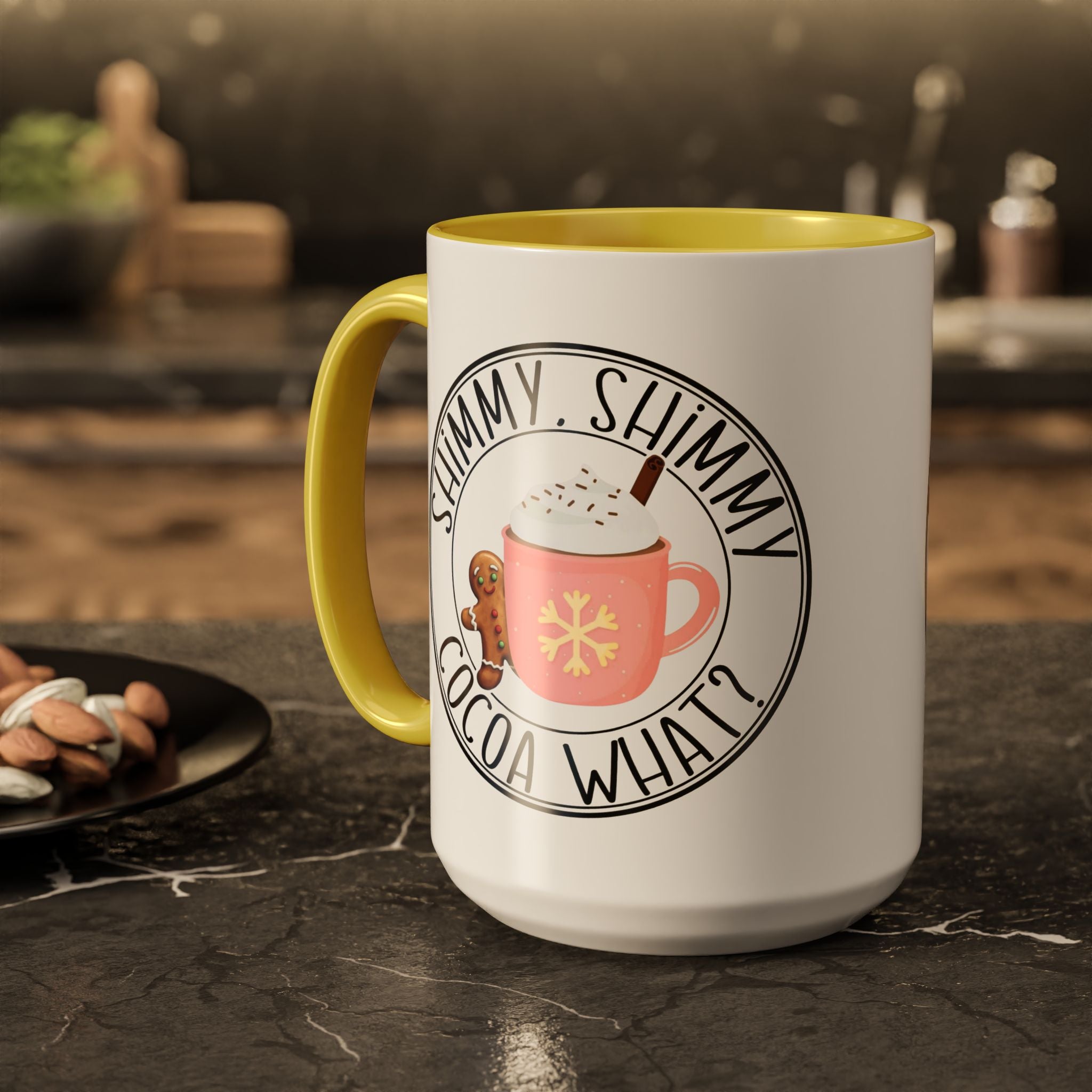 Cute Cocoa Mugs with Gingerbread Design Perfect for Winter Holiday CheerBeverage Cup Christmas Design