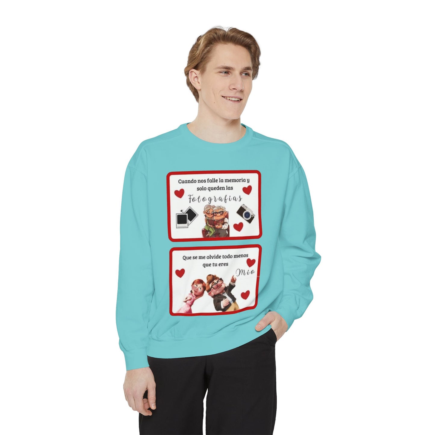 Valentine's Day Photo Collage  Romantico SAN VALENTÍN sweatshirt