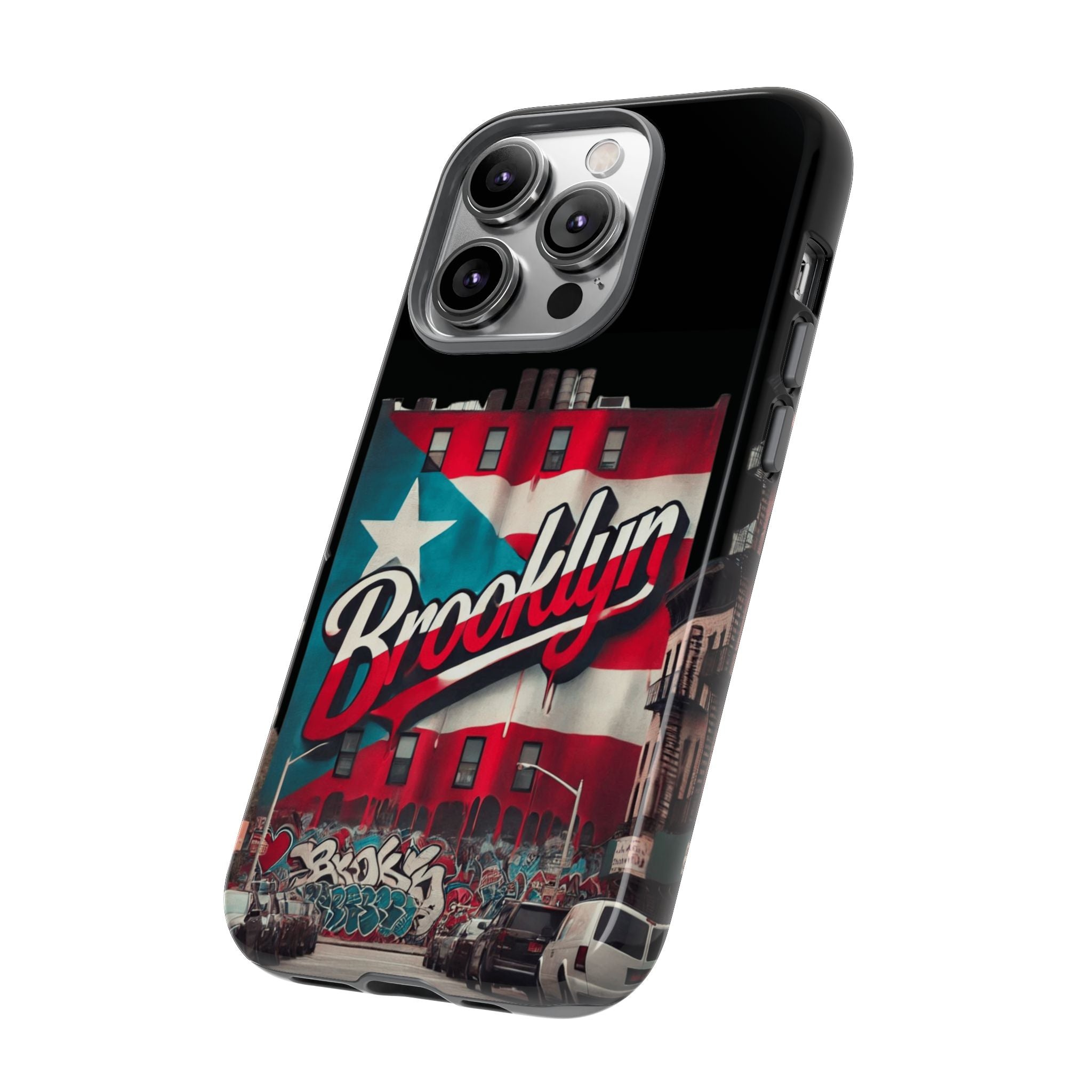 Brooklyn Street Art Phone Case  Urban Graffiti Protective Cover