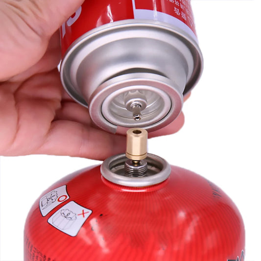 1 Pcs Gas Refill Adapter Outdoor Camping Stove Gas Cylinder Gas Tank Gas Burner Accessories Hiking Inflate Butane Canister