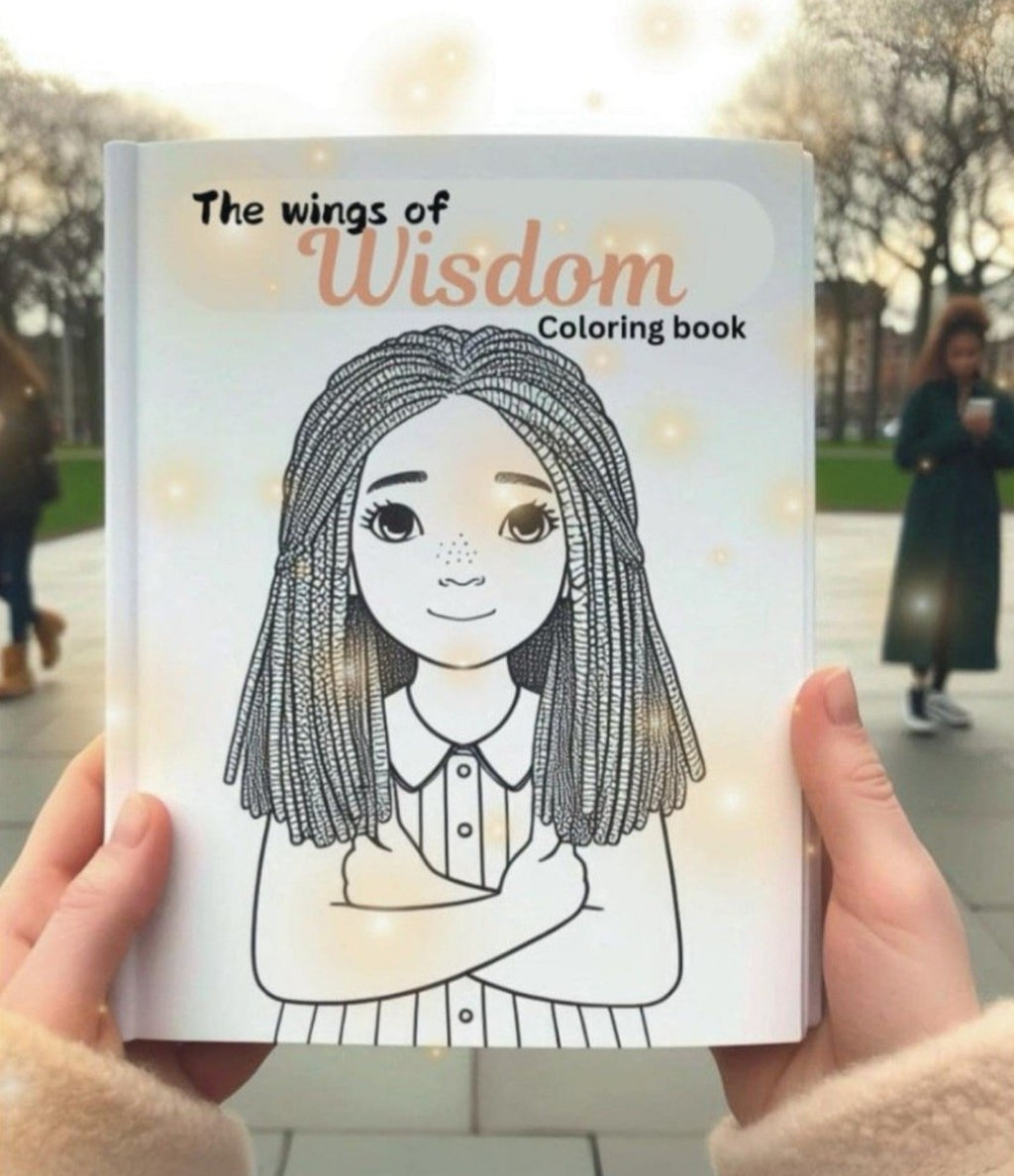 The Wings of the Wisdom: Believing in Me – Empowering Affirmation Coloring Book for Girls