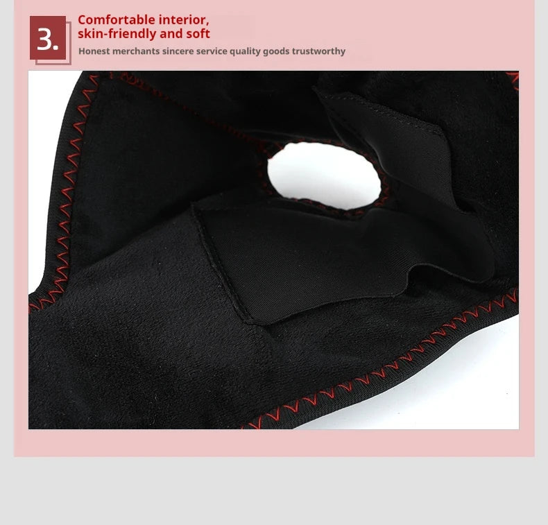 Electric Foot Warmer Massager Heated Guard Legs Joint Heat Compress With Foot Massage