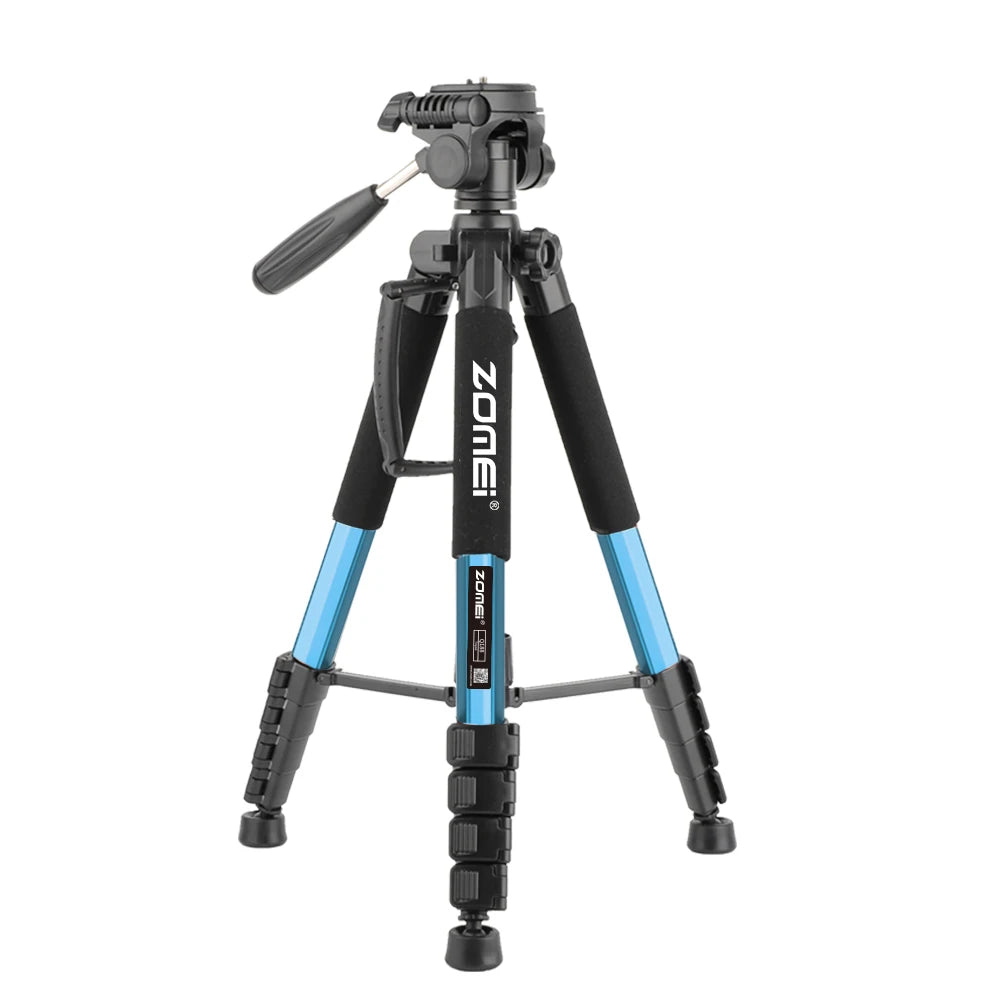 Zomei Q188 188cm Professional photography accessories video camera DSLR tripod for phone with phone holder