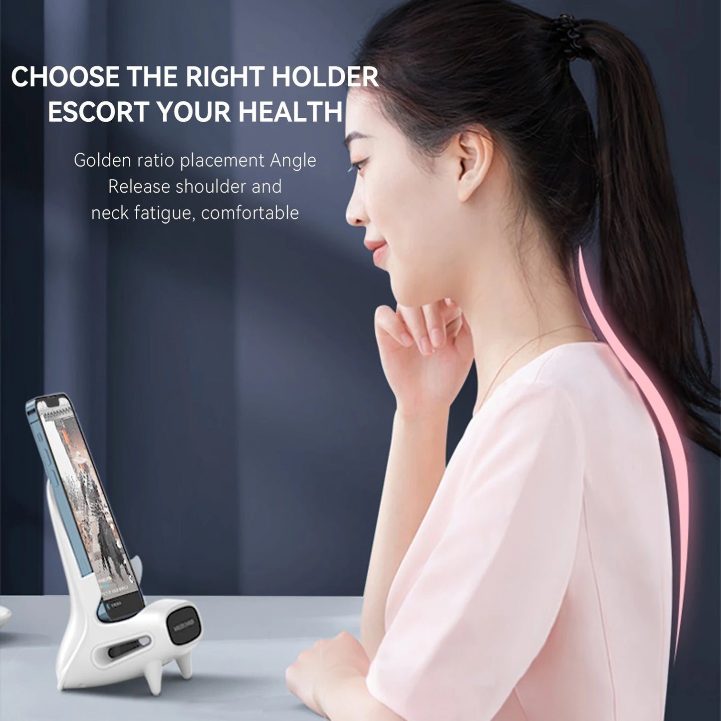 15W Wireless Review Phone Stand Support Mount Desktop Charger Stand Induction Fast Charge for iPhone Phone Holder