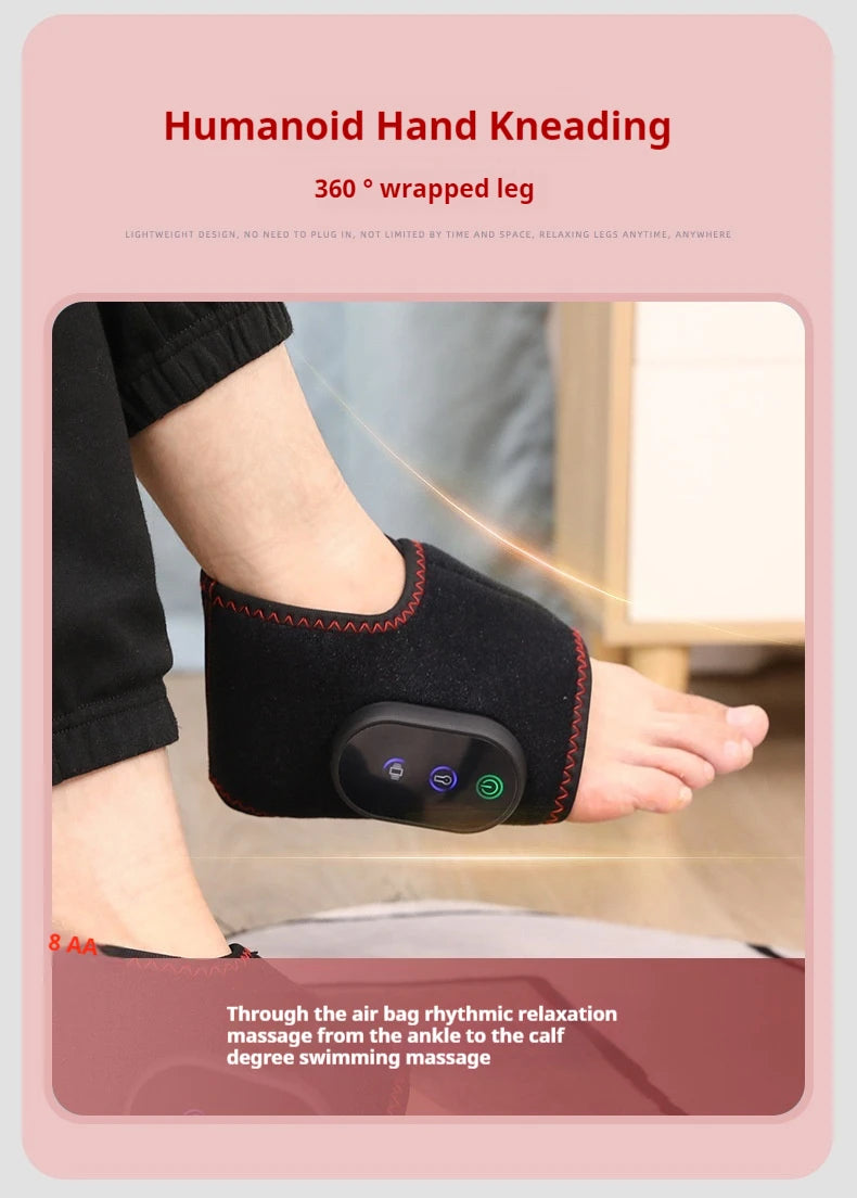 Portable Electric Wireless Vibration Heating Foot Massager