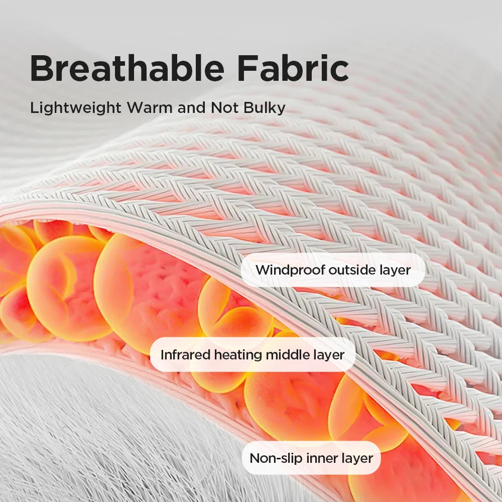 Electric Heating Wrist Massager Hot Compress Vibration Wrist/Ankle Brace Hand Wrist Guard Heating Pad Rechargeable Wristband