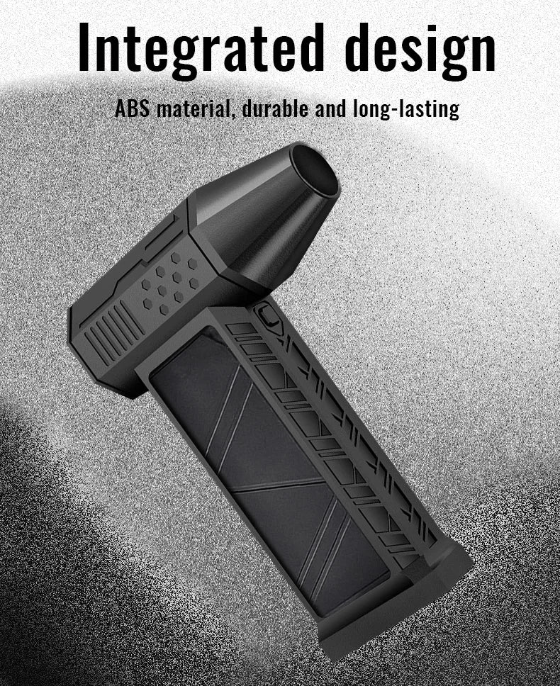 130000-120000PM Air Blower Turbo Jet Fan Electric Power Display Handheld Mini Dust Cleaner High Speed Duster Gun Cleaning Tool
