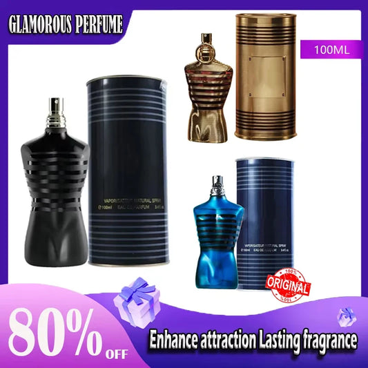 100ml Original Perfume Men Long Lasting Muscle Natural Pheromone Cologne Parfums Hombre EDP Intense Toilettes Spray Fragrances