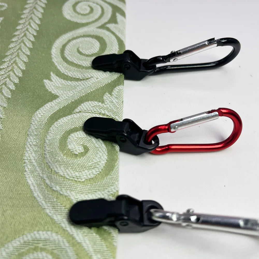 10 Pcs Windproof Clamp Set Survival Grommet Tent Clips Buckle Awning Tarp Fixed Outdoor Camping Tent Accessories Plastic Hook