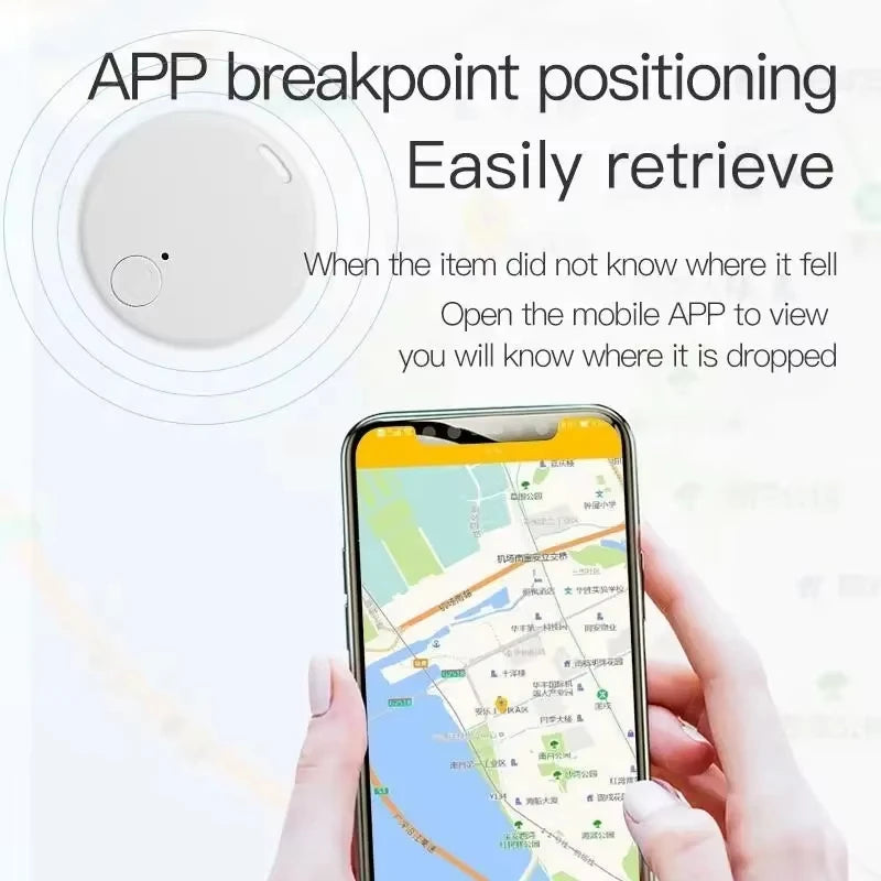 Xiaomi Portable Mini GPS Bluetooth Anti Lost Tracker For Old Men Kid Pet Bluetooth 5.0 Mobile Key Round Tracking Smart Locator