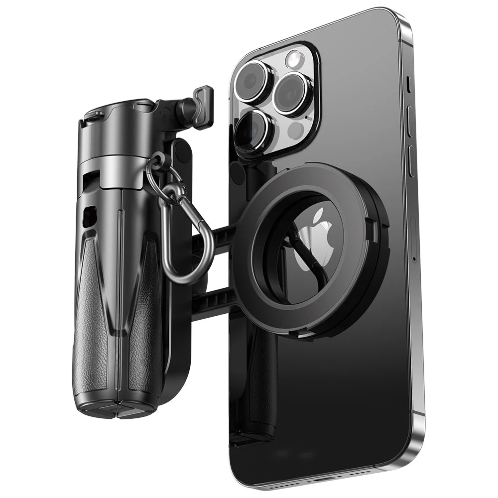 2026 Magnetic Selfie Stick Phone Tripod w Remote Extend Cell Phone Tripod Stand For MagSafe iPhone 16 15 14 13 12 XIAOMI SAMSUNG