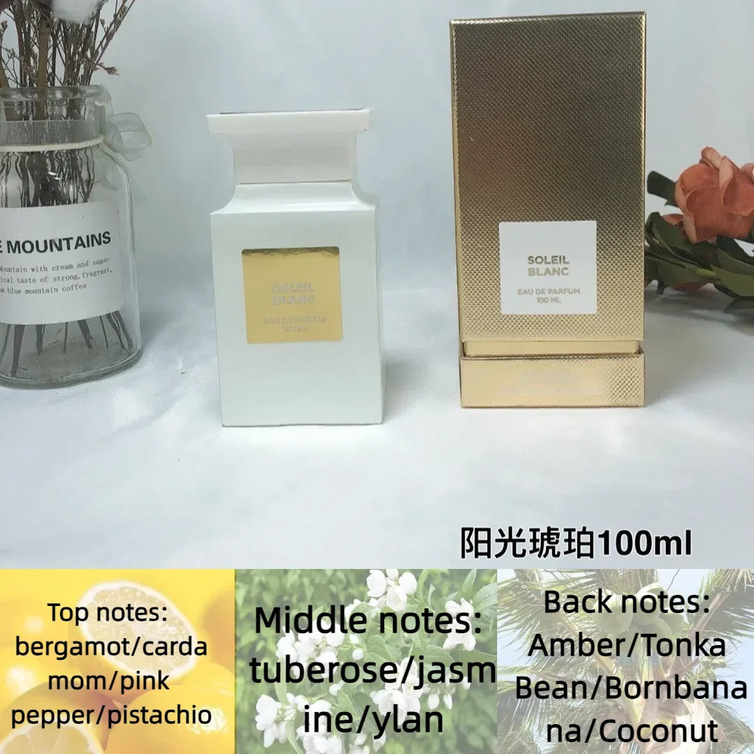 100ml Original Brand Perfume Women's Men's Perfumes Wood Rose Cherry Floral Scent Long Lasting Eau de Parfum Cologne Fragrance