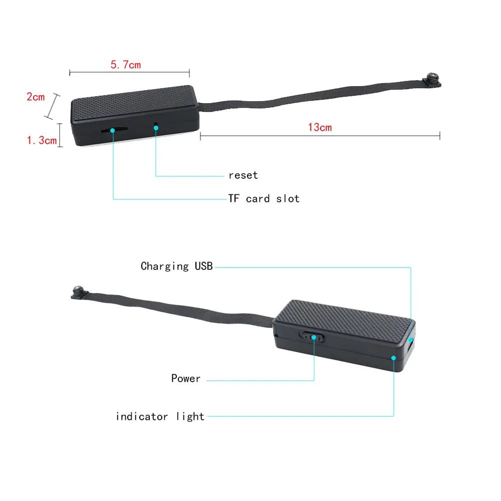 1080P HD WIFI Cameras- Motion Detection, SD Card Storage, loop recording，App supports iOS and Android,